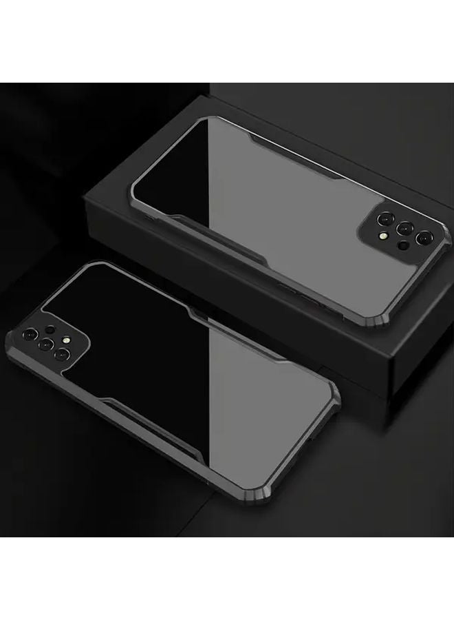 Black Shockproof Phone Case for Samsung Galaxy A52 5G Durable Transparent Cover - Image 4